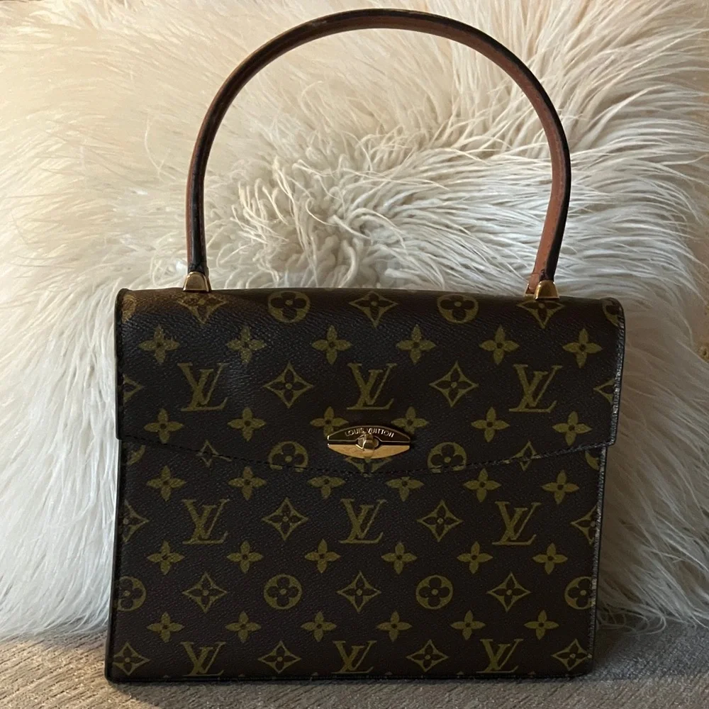 Louis Vuitton Monogram Satchel Malesherbes - Picture 3 of 12